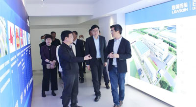 苏州市政协领导带队莅临联领智能视察调研并指导工作